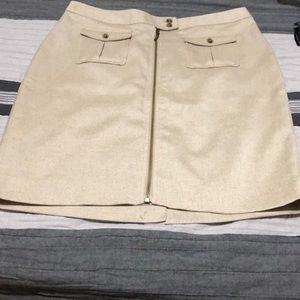 Cream skirt with tags